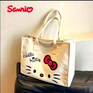 Hello Kitty NEW Zipup Tote Bag